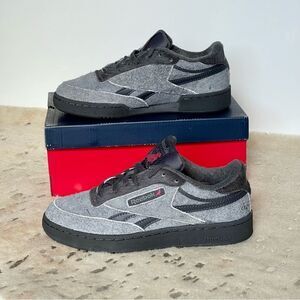 Staple Pigeon NY x Deal x Reebok Club-C Revenge Black Grey Suede Sneakers NWT